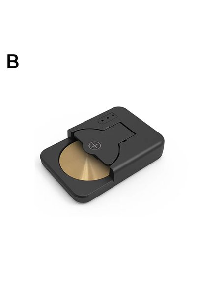 Choice Black Button Battery Charger With LED Indicator Portable Charger Unive...