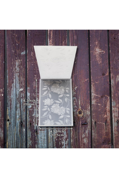 Choice FX-YA-32 Exquisite Embossed Flower Design 3D Embossed Folder, Used for...