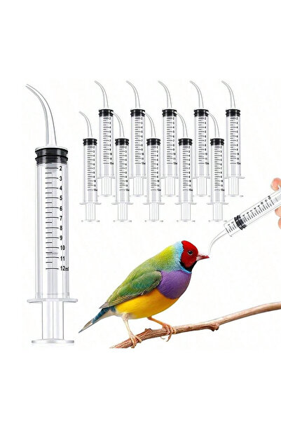 Choice 12pcs Wisdom Tooth Syringe, Flushing Dental Syringe with Measuring Sca...