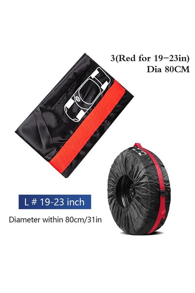 Choice 1pc L Tire Storage Bags Dustproof Waterproof S/L Universal Car Spare C...