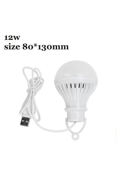 Choice مصباح تخييم LED يعمل بمنفذ USB بقوة 12 واط، متوفر أيضًا بقوة 3 واط، 5 ...