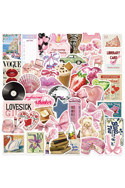 choice2 100PCS 50/100pcs Watercolor Dairy Stickers Decals For Phone Laptop Sc...