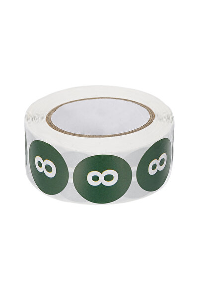 Choice14 Number 8 1 Inch Number 1-31 Stickers 500 Labels Circle Dot Stickers ...