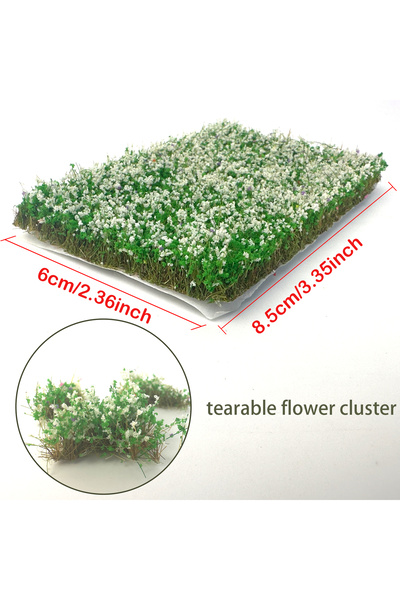 Choice1 Color 3 10MM Artificial Flower Cluster Vegetation Group Tearable Gras...