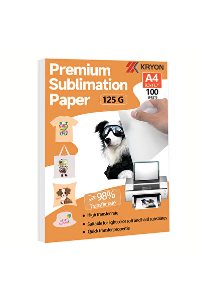 Choice Sublimation Paper 100 Sheets 125G A4 Size 8.3x11.7 Inch Sublimation Pa...
