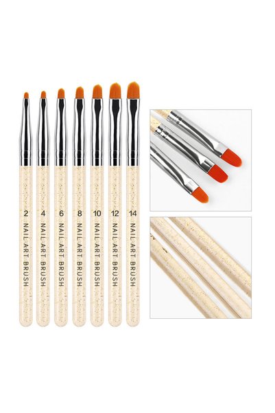 Choice 7pcs set Misscheering 7pcs/set Transparent Nail Phototherapy Pen Acryl...