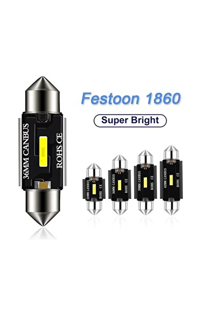 Choice3 41mm White 2x C5W LED CSP 1860 Signal Lamp Canbus Bulb 41mm 39mm 36mm...