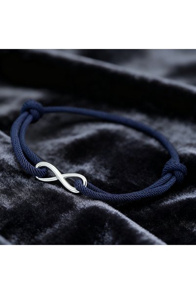 Choice4 navy Unique Men Rope Bracelet Premium Selected 3mm Cord 6 Colors Opti...