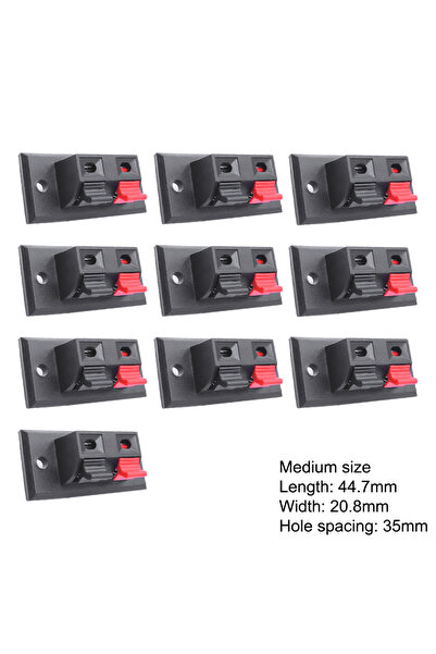 Choice4 10 PCS 2 Positions medium 10 PCS Plastic 2/4 Positions Connector Term...