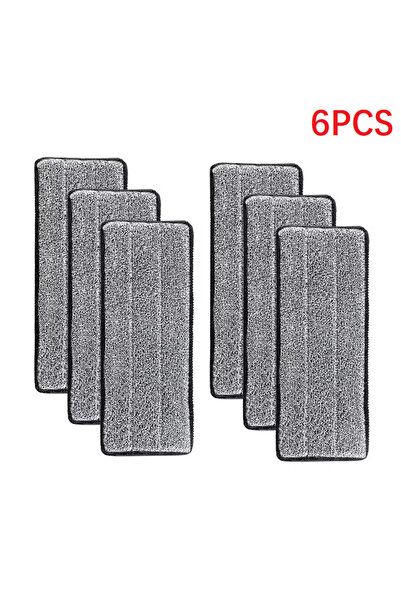 Choice1 6PCS 3/6/9pcs Microfiber Mop Pad Washable Reusable Soft High Water Ab...