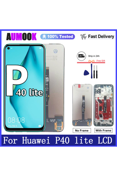 choice2 شاشة عرض جديدة بدون إطار مقاس 6.4 بوصة لهاتف هواوي P40 لايت، شاشة LCD...