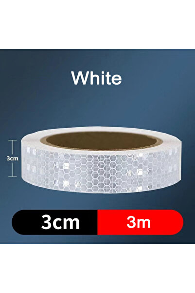 Choice14 white-3cmX3m 3cm*20/10/8/3m Reflective Tapes Reflectors Warning Tape...