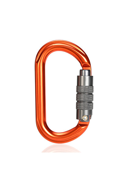 Choice 7108TN-Orange CLIWIZ Brand 25KN Auto Safety Lock Outdoor Professional ...