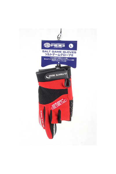 Choice L Red RBB Anti-slip Fishing Gloves Three Fingers Cut Supplies New Fish...