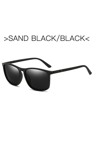 Choice C7-Matte black Sports Sunglasses for Men Polarized Comfortable Wear Sq...