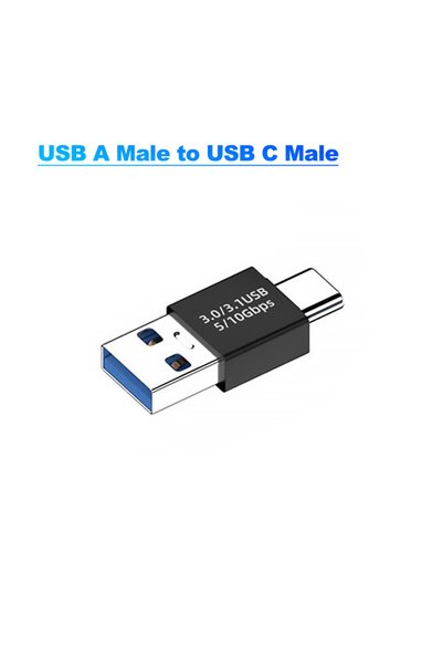 Choice6 A M to C M USB 3.0 Extension Adapter 10Gbps USB Type C Female Connect...