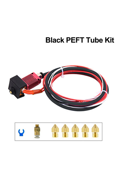 Choice4 24V40W-Ender 3 or V2 Black PEFT Tube Kit 3D Printer Parts Hotend Asse...
