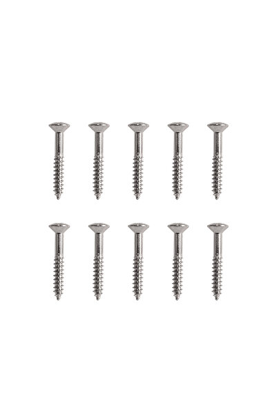 Choice Silver 10pcs 10Pcs Guitar Humbucker Pickup Rings Mounting Screws Repla...