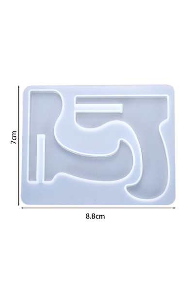 Choice Mold DIY Desktop Decoration Stand Crystal Epoxy Resin Mould Mobile Pho...
