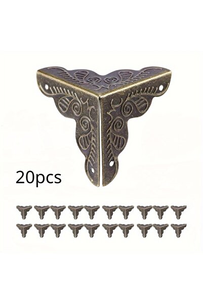 Choice 20pcs 20pcs Antique Bronze Metal Corner Protectors,Latex-Free,Elegant ...