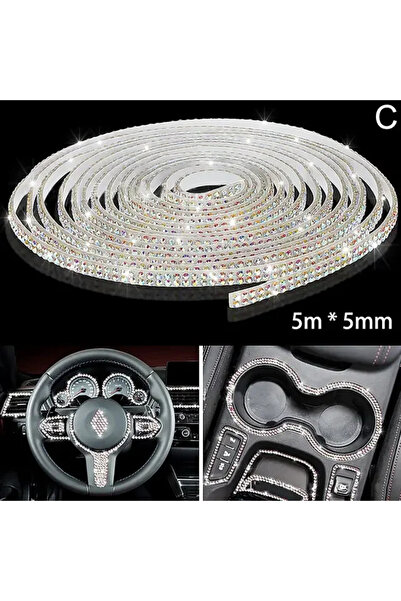 Choice Sliver Car Decorative Stickers Auto Crystal Artificial Diamond Girls C...