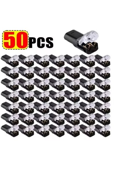 Choice1 50Pcs 20 Pcs LED Wire Connectors Double-Wire Plug-in Connector with L...