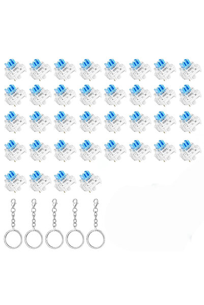 Choice 41PCS 50PCS Keyboard Clicker for 3D Print Crisp Click Dustproof, 3-Pin...