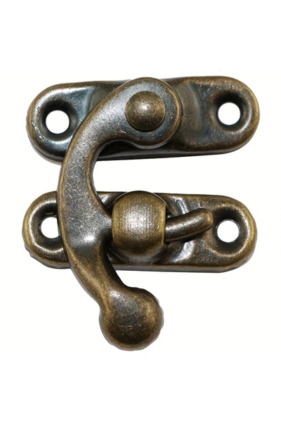 Choice1 Left-30pcs 30pcs Antique Bronze Swing Arm Tiny Hook Latch Locks,1.3X1...