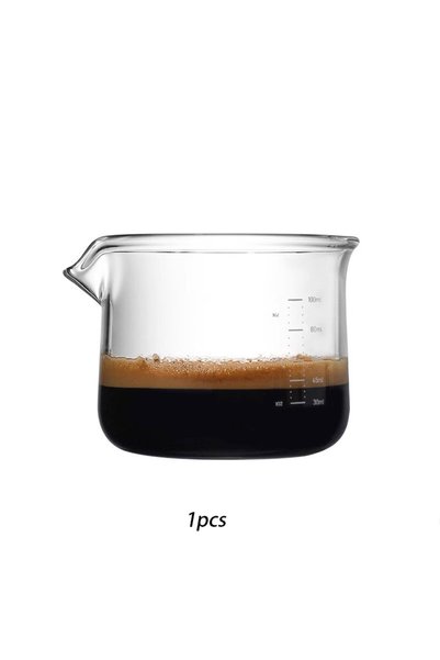 Choice1 100ml 1pcs YWDL Espresso Measuring Cup 100ml Clear Scale Espresso Sho...