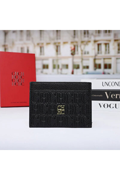 Choice1 CA14-BLACK CH Card Holder For Women Luxury Designer Leather Card Case...