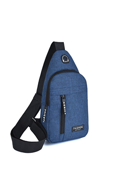 Markroyal Single layer blue 2025 New Multifunctional Chest Bag Men's Fashion ...