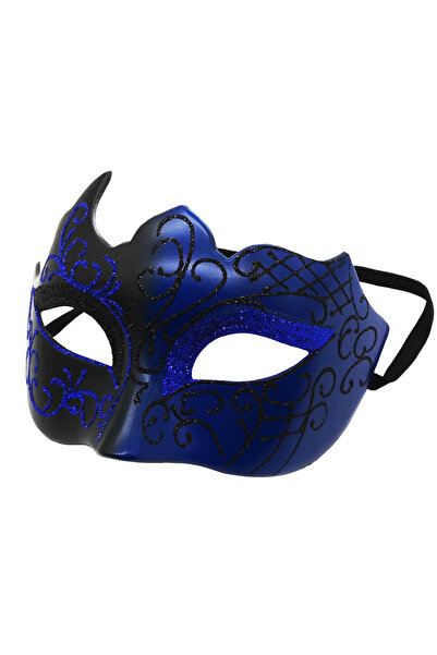 Choice8 Blue Men's Masquerade Mask -Elastic Straps Creative Cosplay Mask Suit...
