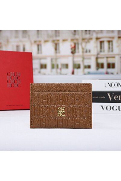 Choice4 CA14-BROWN CH Card Holder For Women Luxury Designer Leather Card Case...
