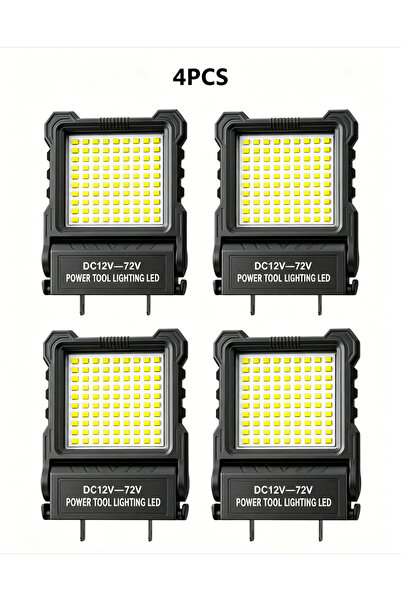 Choice1 black 4pcs New Super Bright LED Work Light Portable Long-Lasting Stro...