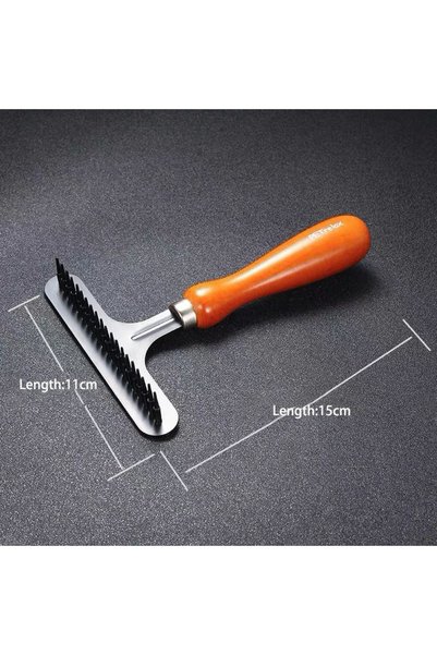 Choice Wooden Handle Comb Pet Long Short Hair Wood Deshedding Tool Dog Hair U...