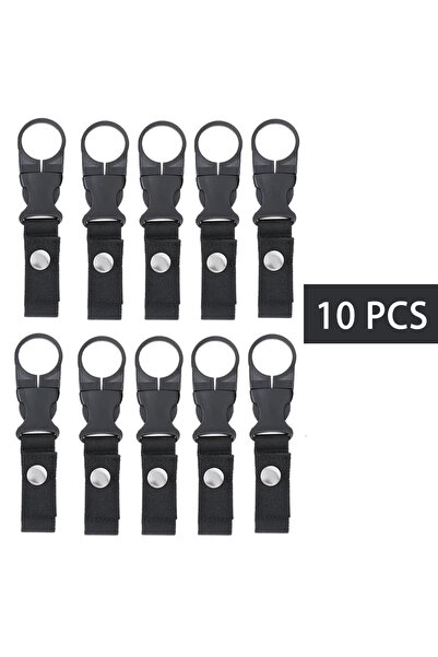 Choice BK-10PCS Webbing Buckle Hook Water Bottle Holder Clip Outdoor Nylon ED...