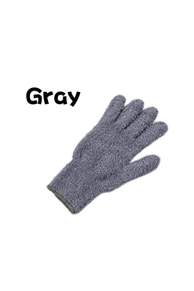 Choice3 gray 1pcs Microfiber Dusting Gloves - Stretchable & Breathable Cleani...