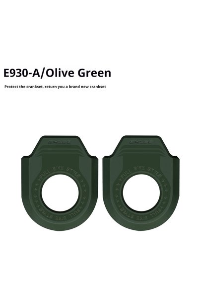 Choice E930-A Olive Green Bicycle Crank Protector Mountain Bike And Road Bike...
