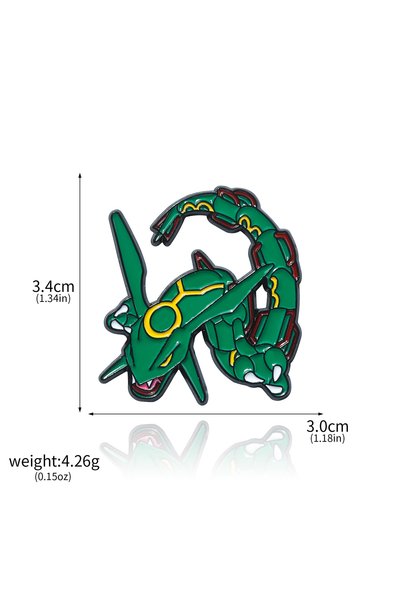 Choice X00611 Anime Game Cute Cartoon Green Sky Pet Badge Brooch Dragon Cospl...