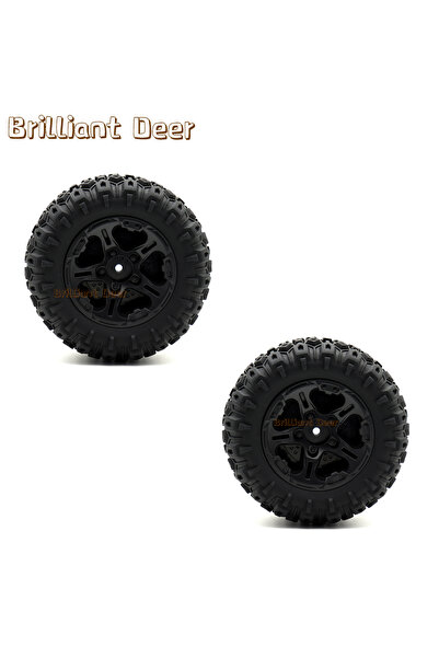 Choice 2PCS 12mm Hex RC Tire and Wheel Upgrade Parts for Traxxas 1/10 MINI MA...