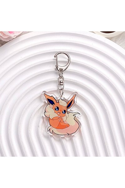 Choice 5 cm 9 1/9PCS Pokémon Characters Eevee Acrylic Keychain Cartoon Bag Ch...