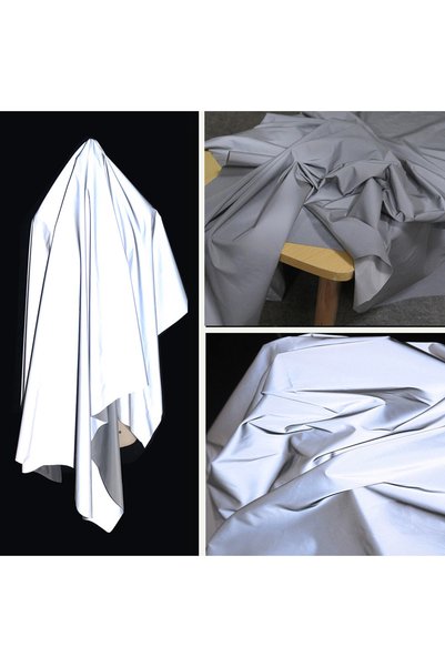 Choice 50cmx140cmx0.13 2003219 Night Vision Reflective Safety Warning Fabric ...