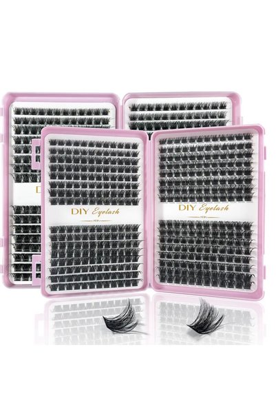 Choice Eyelash Extension Kit - Individual Eyelash Set, D-Roll, Multiple Lengt...