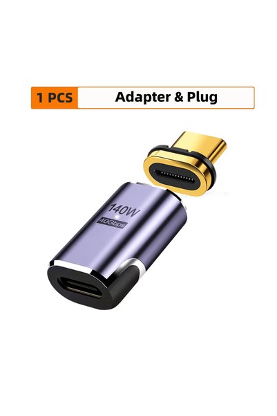 Choice محول مغناطيسي USB4.0 بقوة 140 واط وسرعة نقل 40 جيجابت في الثانية من نو...