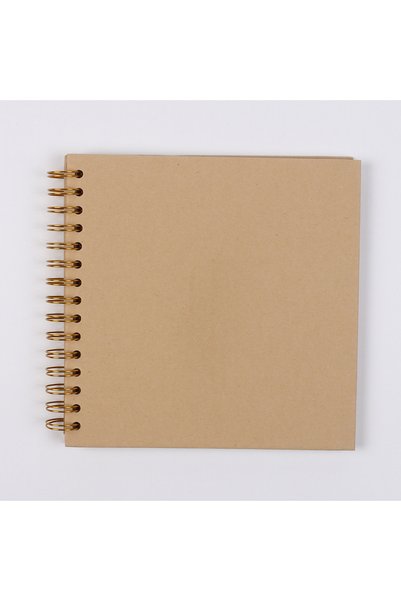 choice2 Khaki 8 Inch DIY Scrapbook Photo Album 40 Pages Hardcover Kraft Pape ...