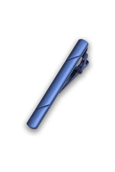 Choice Dark Blue Man Classic 14K Copper Tie Clip Simplicity Suit Tie Clip Lap...