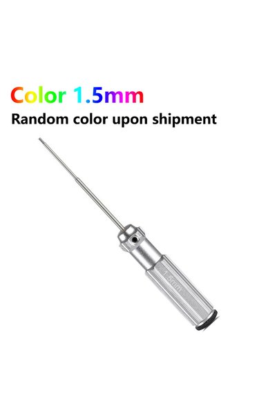 Choice7 Color 1.5mm 1pcs RC Tools Hexagonal Screwdriver Hardened Titanium Pla...