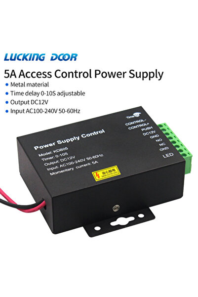 Choice DC 12V 5A Access Control Power Adapter Switch Power Supply Control AC ...