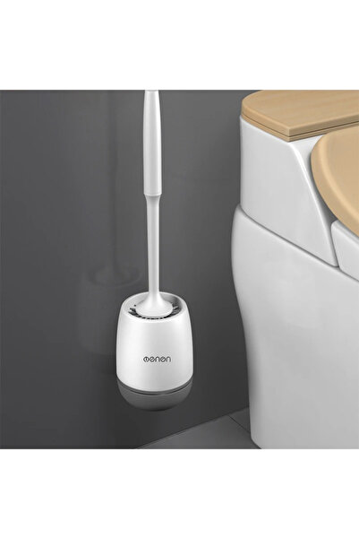 Choice Wallmounted Gray MENGNI TPR Silicone Head Toilet Brush Wall Mounted Cl...
