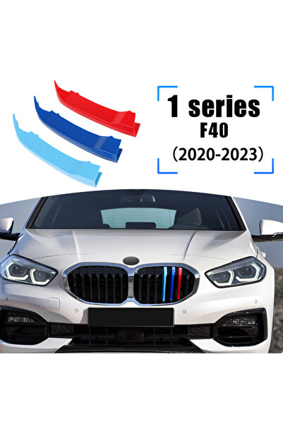 Choice F40 3PCS ABS M-Color Car Front Bumper Racing Grills Strips Trim Clips ...